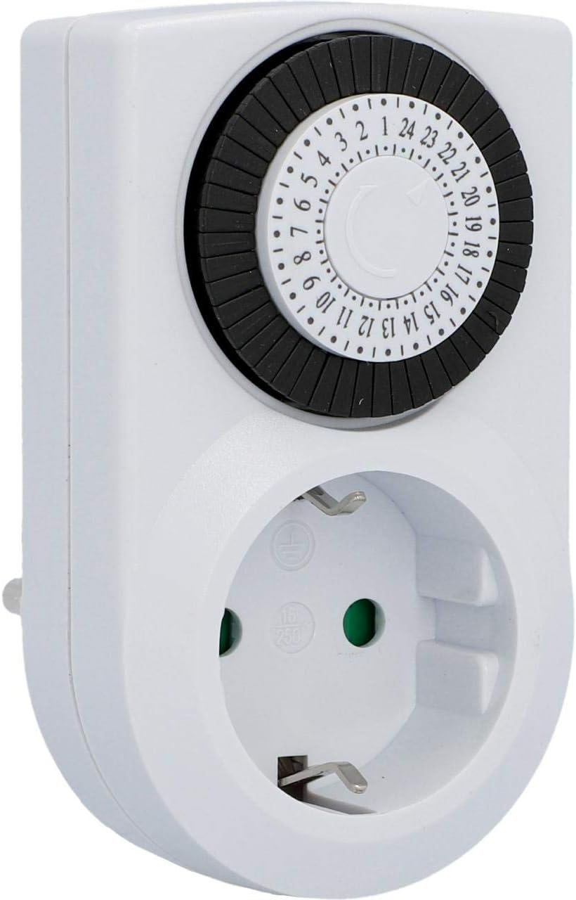 Unitec Mechanische Zeitschaltuhr weiß mini für innen