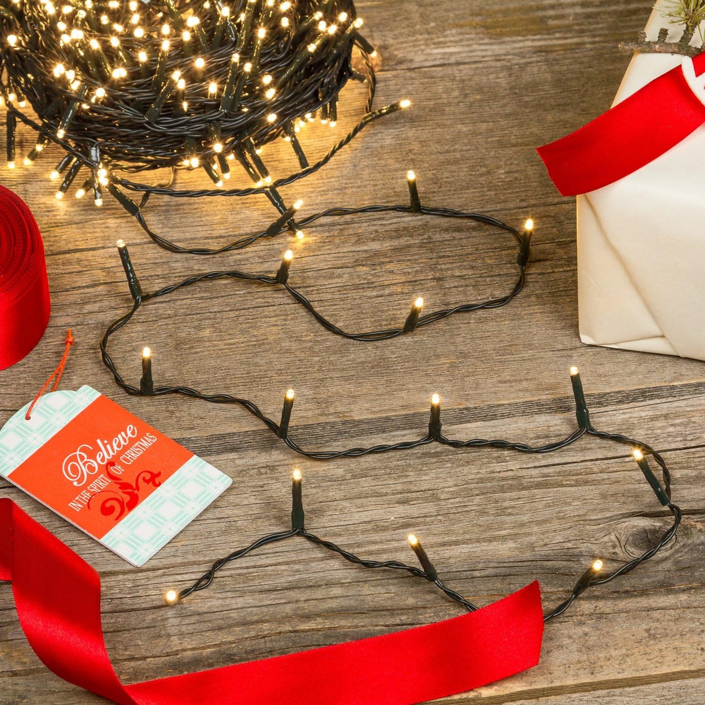 LED-Lichterkette 120 warmw. LED TLG 120-C für innen und außen mit Memoryfunktion