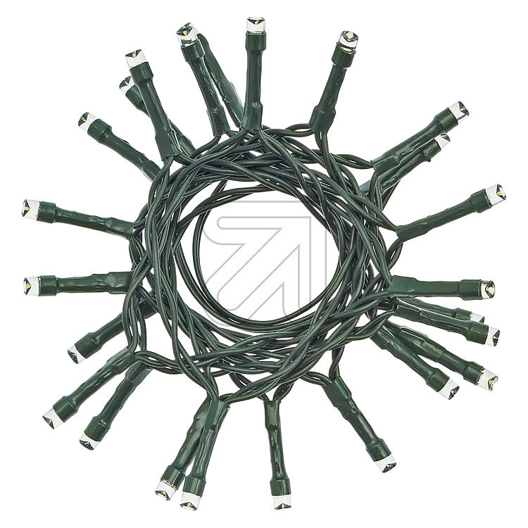 LED-Lichterkette 24 flg. ww mit Steuerbox und batteriebetrieb
