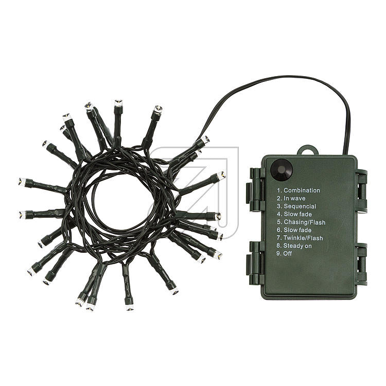 LED-Lichterkette 96 flg. ww Steuerbox und batteriebetrieb für innen und außen
