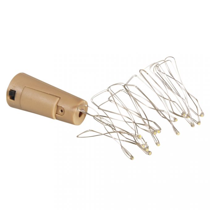 Flaschenlicht Korken Lichterkette Weihnachten Dekoration 2m 20 LED bat – Petra´s Shop