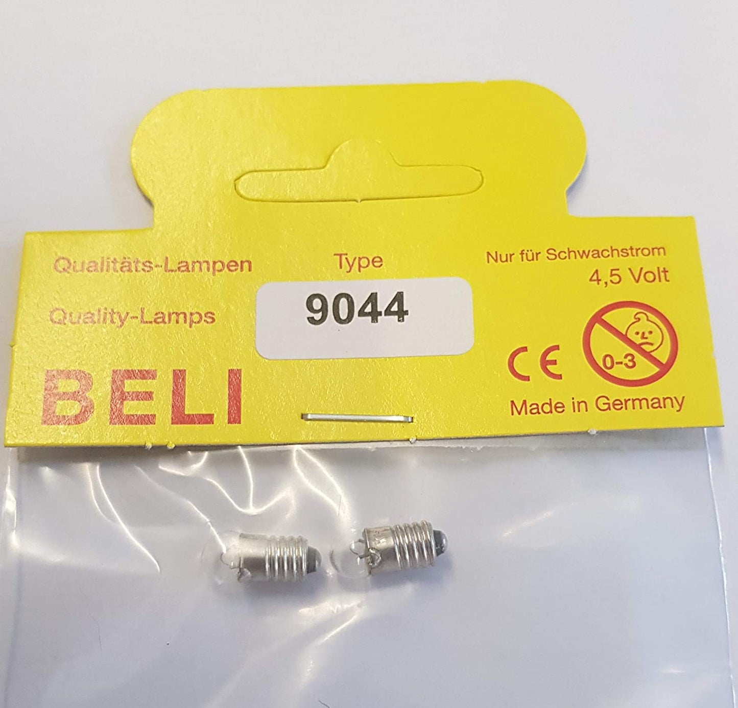 Kugellampe 2er Pack - Ersatzlampe für div Weihnachtsleuchten E5 4,5V/0,2A