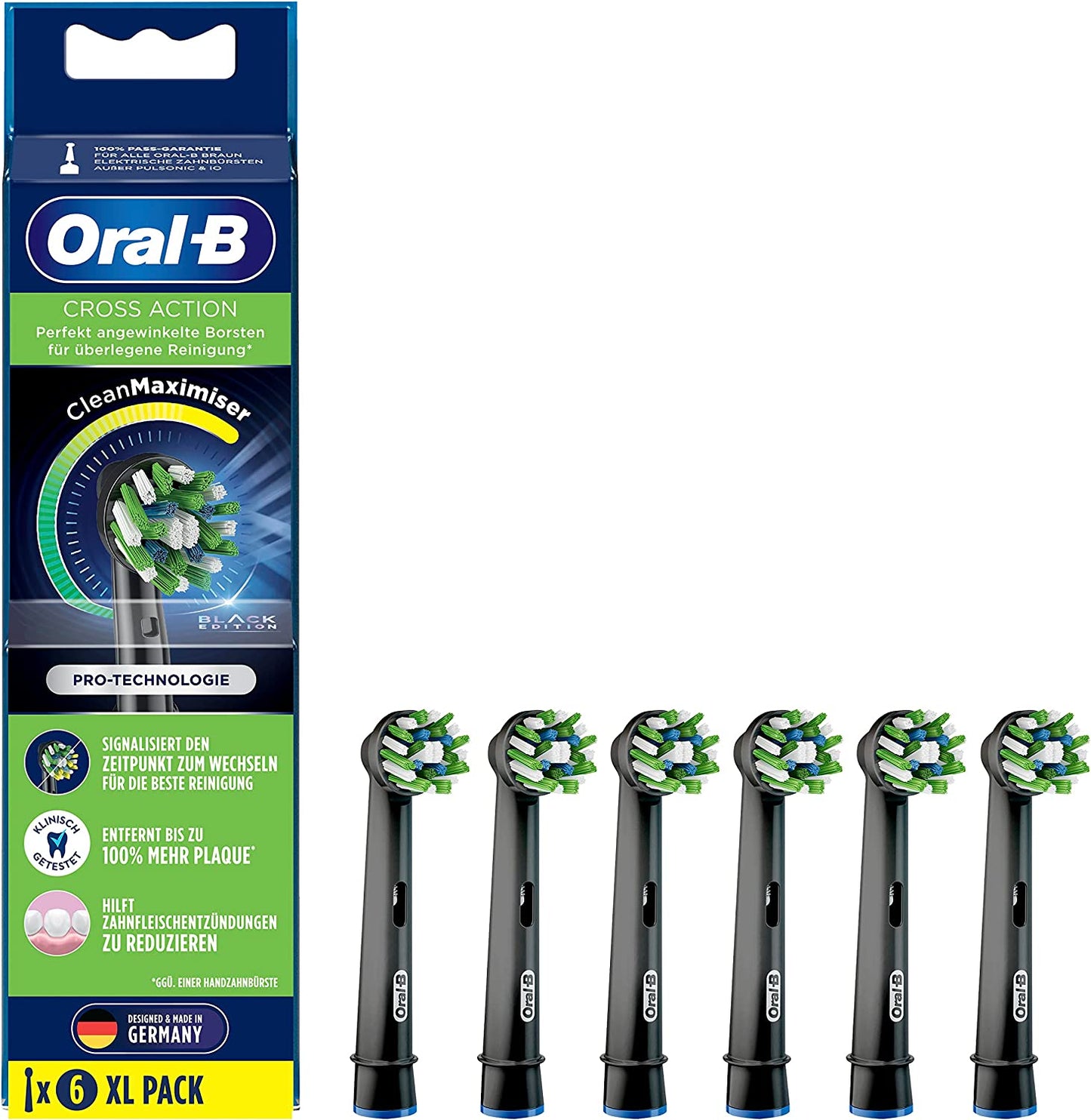 Oral-B Aufsteckbürsten CrossAction CleanMaximizer 6er