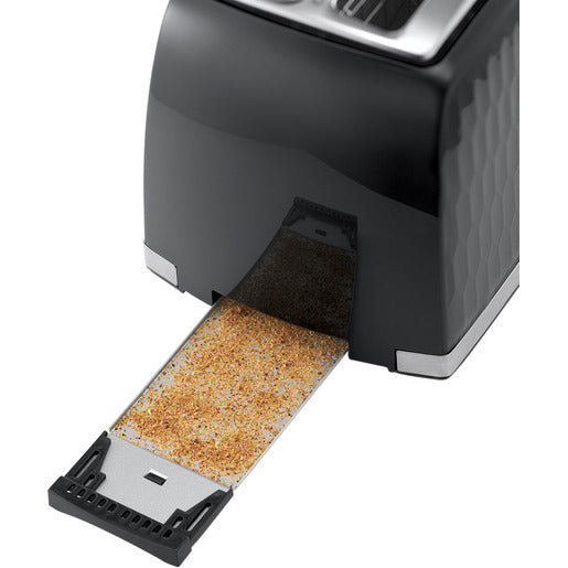 Russel Hobbs 2 - Schlitz - Toaster Honeycomb 26061-56 schwarz