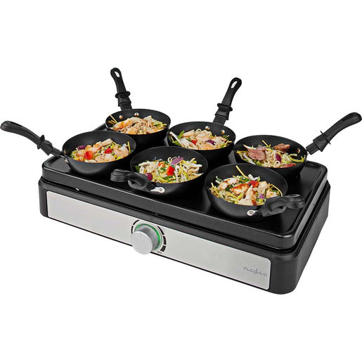 Nedis Party Wok Set FCRA310FBK6