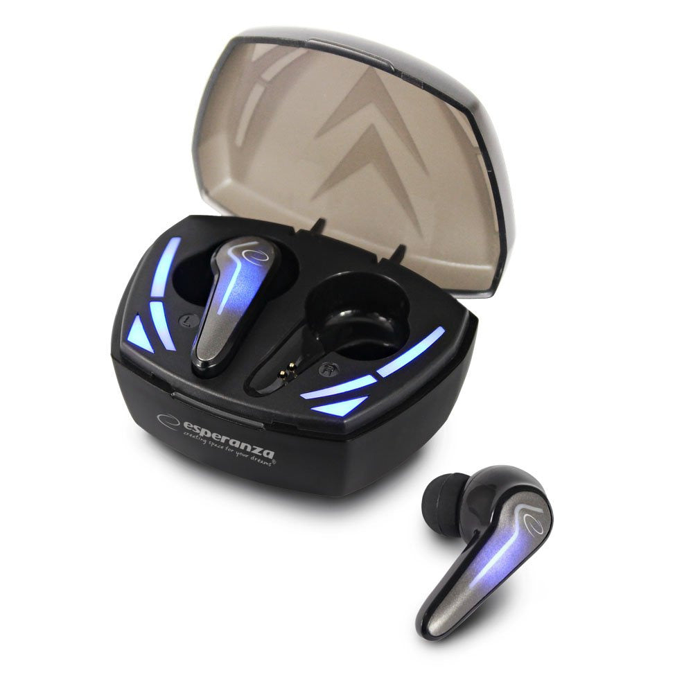 Kabelose Kopfhörer Ohrhörer Headset mit Box Bluetooth 5.0 schwarz EH232K