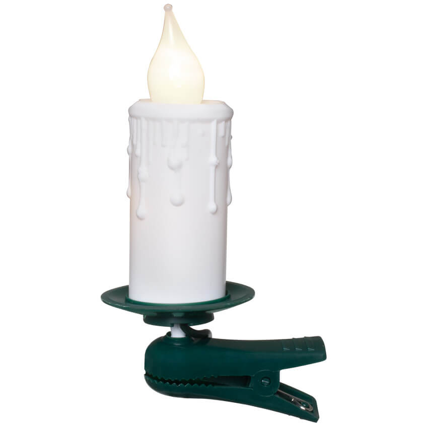 LED-Lichterkette Schaftkerzen 20-flammig mit 40 warmweißen LEDs