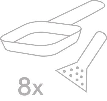 Trisa Raclette "Hot Stone" mit Steinplatte und Pfännchen für 8 Personen