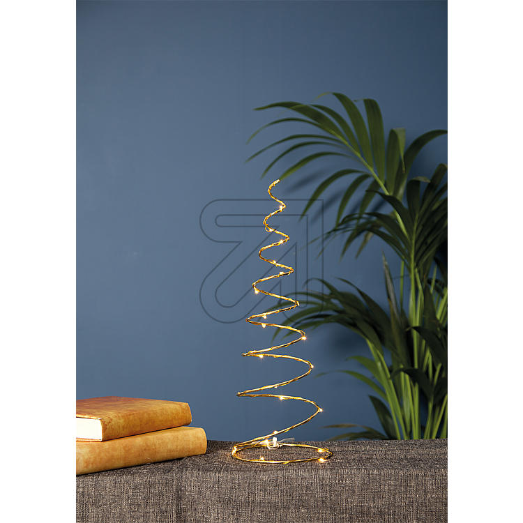 LED-Dekoleuchte 'Dizzy' messingfarben 700-23