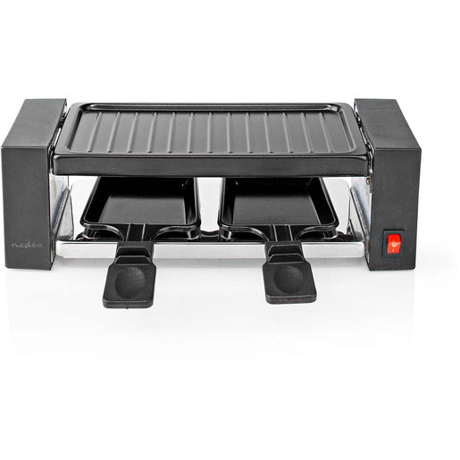 Nedis Raclette Grill FCRA210FBK2 für 2 Personen schwarz