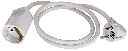 Verlängerungskabel 3x1,5 1m weiß