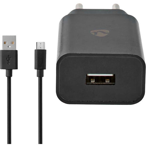 Nedis USB-Netzladegerät USB A 1A 5W mit Kabel ansteckbar 1m