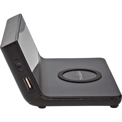 Nedis Wecker mit kabellosem Ladegerät für Smartphone WCACQ20BK / WCACQ20WT