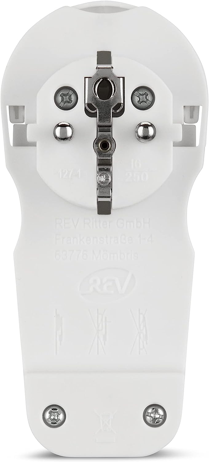 REV Schuko Flachstecker